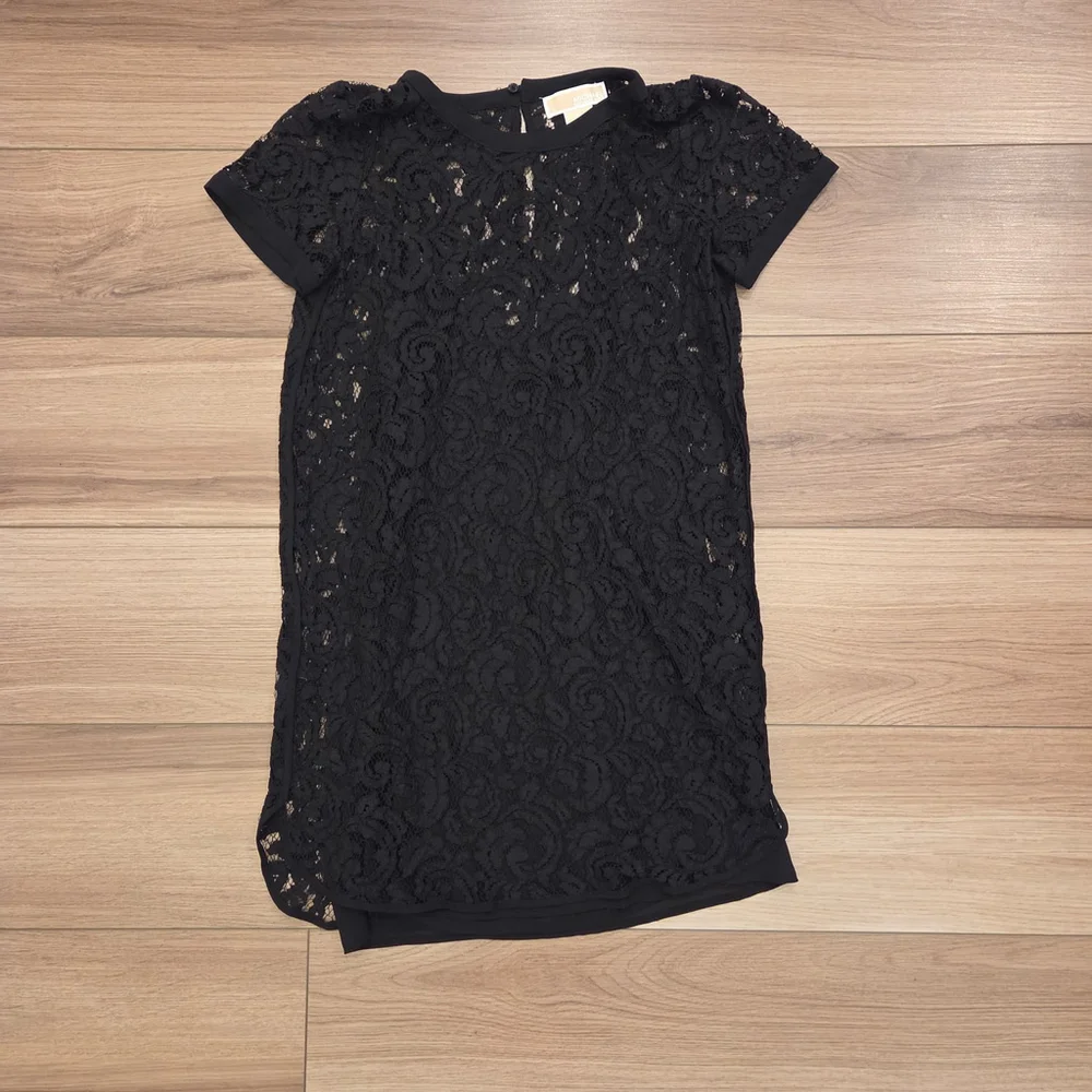 Michael Kors Black Lace Dress Size 4P